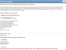 Tablet Screenshot of krone-markdorf.de